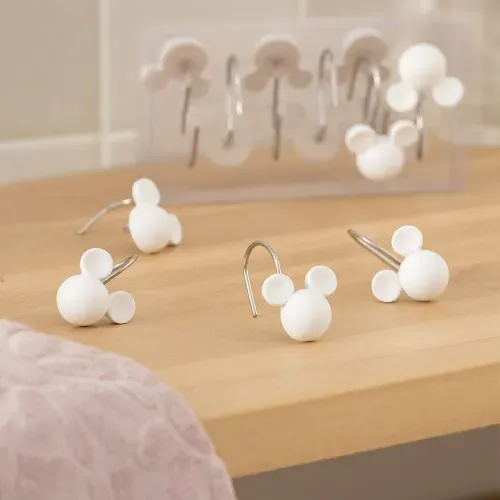 Ganchos para Cortina de Baño Liso Mickey
