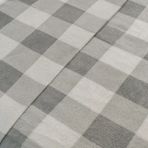 Frazada Coral Fleece Cuadros