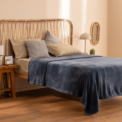 Frazada King Size Coral Flecce Liso