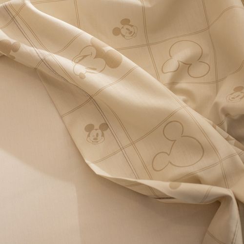 Juego de Sábanas Queen Algodón Blend Disney Mickey Cuadrille
