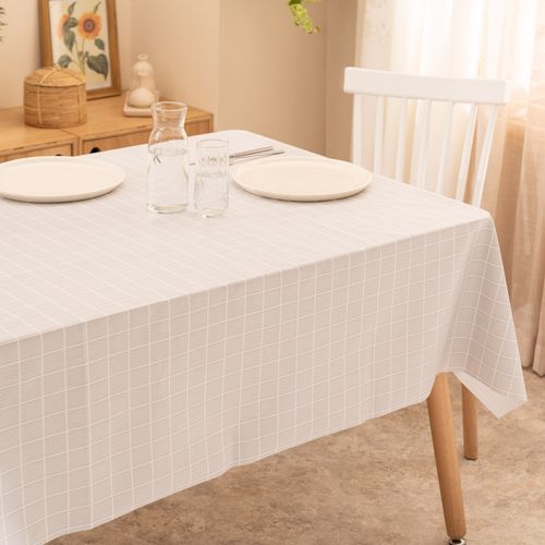 Mantel Rectangular Chico Cuadros