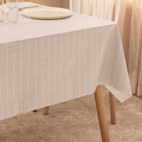 Mantel Antimanchas Rectangular Mediano Cuadros