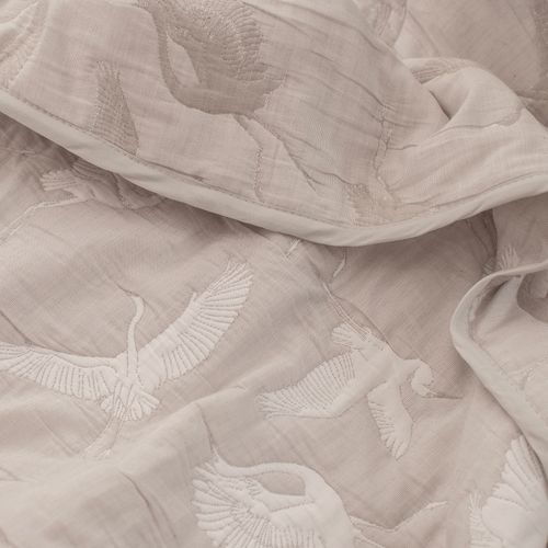 Cubrecama King Reversible Jacquard Grullas