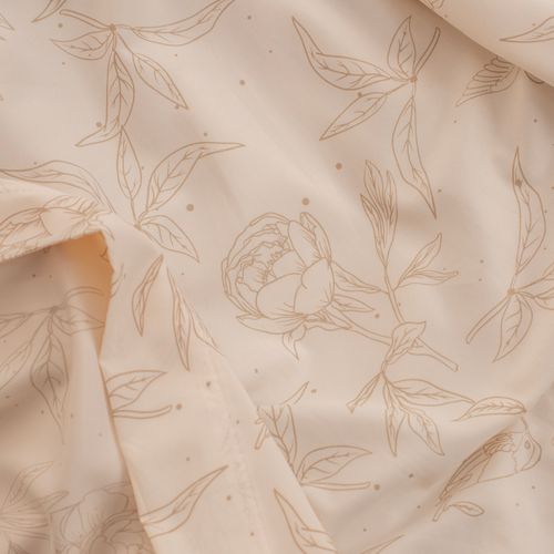Juego de Sábanas Extra Queen Extra Suave Naturaleza y Puntos
