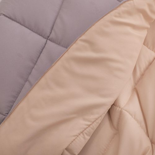 Acolchado Queen Reversible Liso