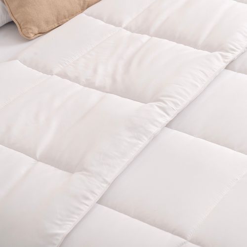 Plumón Sintético Queen Reversible Liso