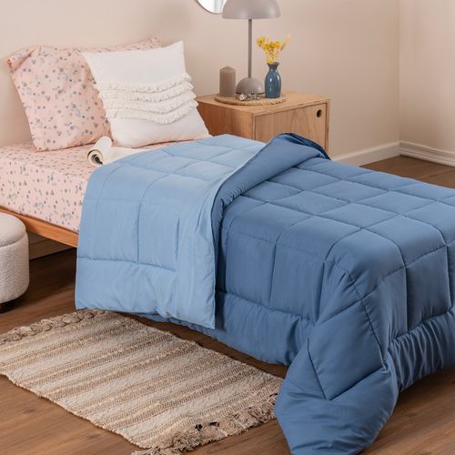Acolchado 1 Plaza Reversible Liso