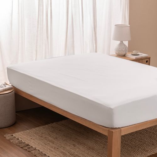 Sábana Ajustable Extra Queen Algodón Línea Egipcia 210 Hilos
