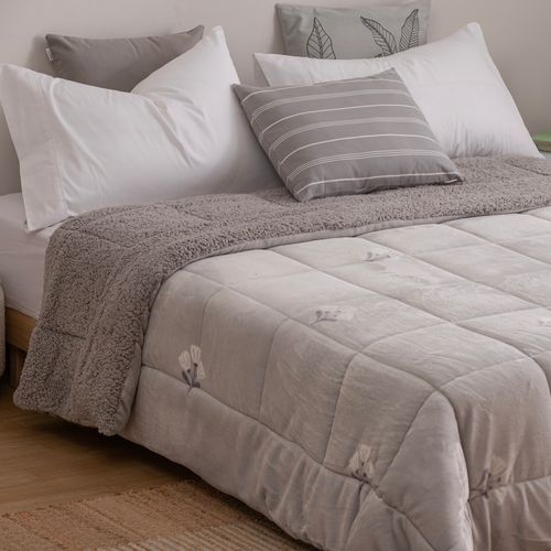 Acolchado Queen Sensitive Plush Flor