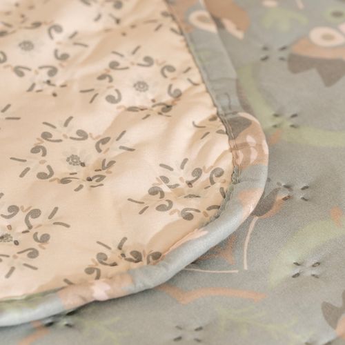 Cubrecama Twin Reversible Pájaros Búlgaro