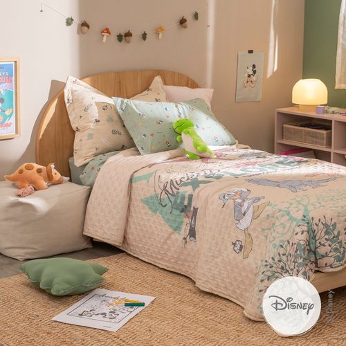 Cubrecama Disney 1 Plaza Mickey y Dinosaurios